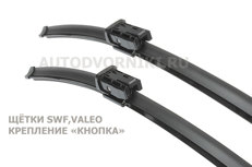 Комплект стеклоочистителей Valeo Silencio Flat VF428 650 мм и 500 мм купить за 5940 ₽