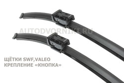 Комплект стеклоочистителей Valeo Silencio Flat VF330 600 мм и 475 мм купить за 3970 ₽